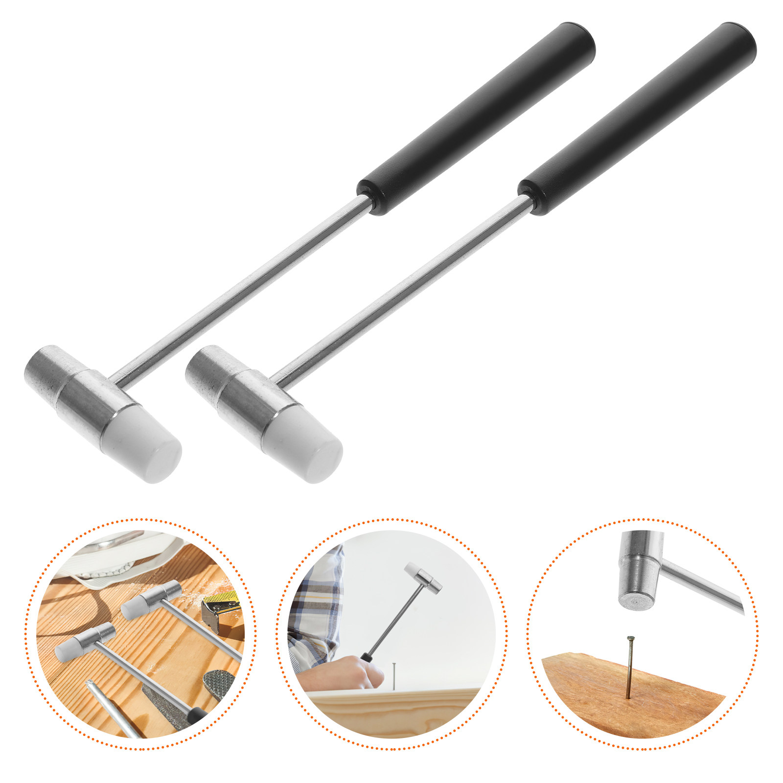 Body Jewelry Repair - 4Pcs Compact Multifunction Hammer Set Steel