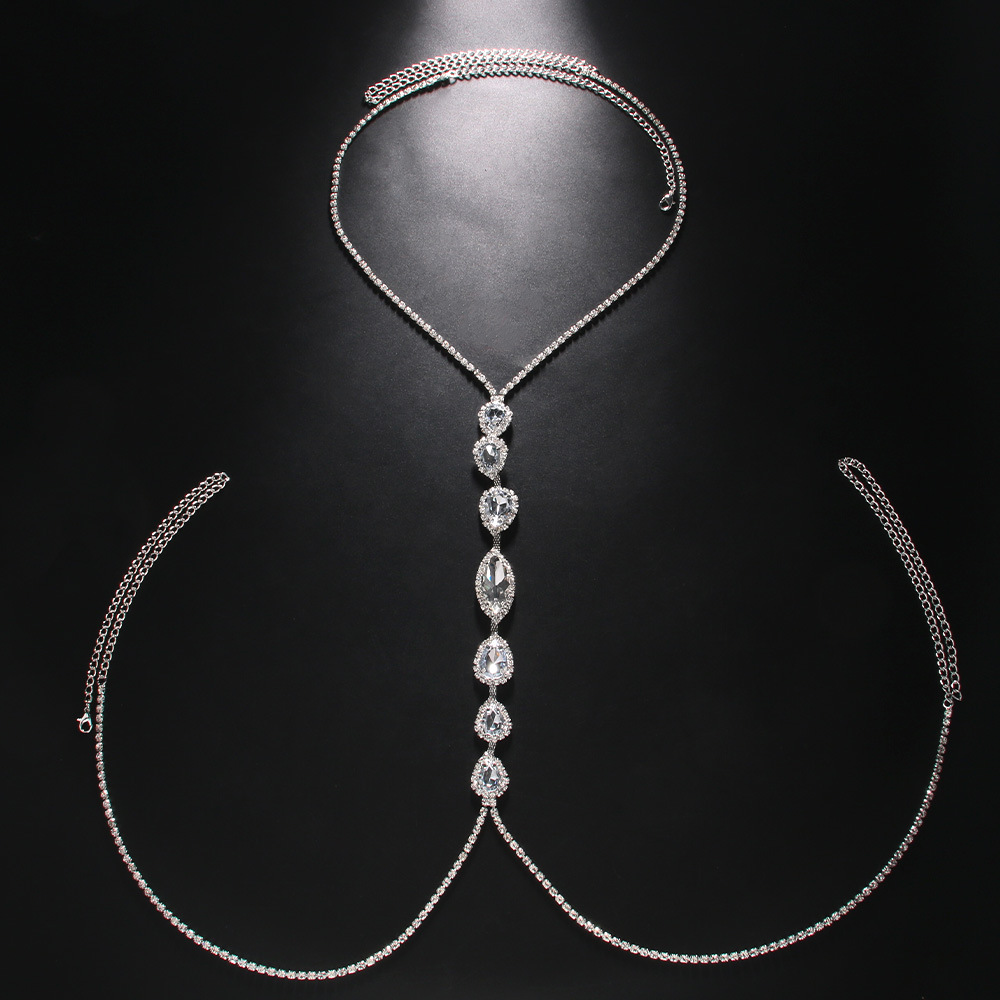 Fashion Sexy Water Drop Neckla - Body Jewelry Necklace recension och pris