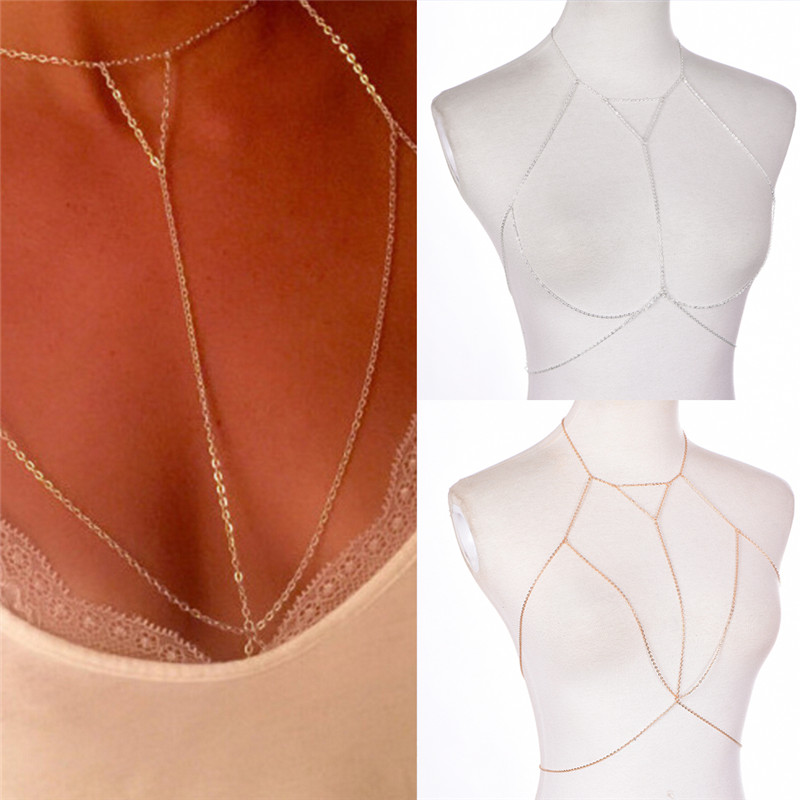 Gold Silver Fashion Link Chain - Body Jewelry Necklace recension och pris