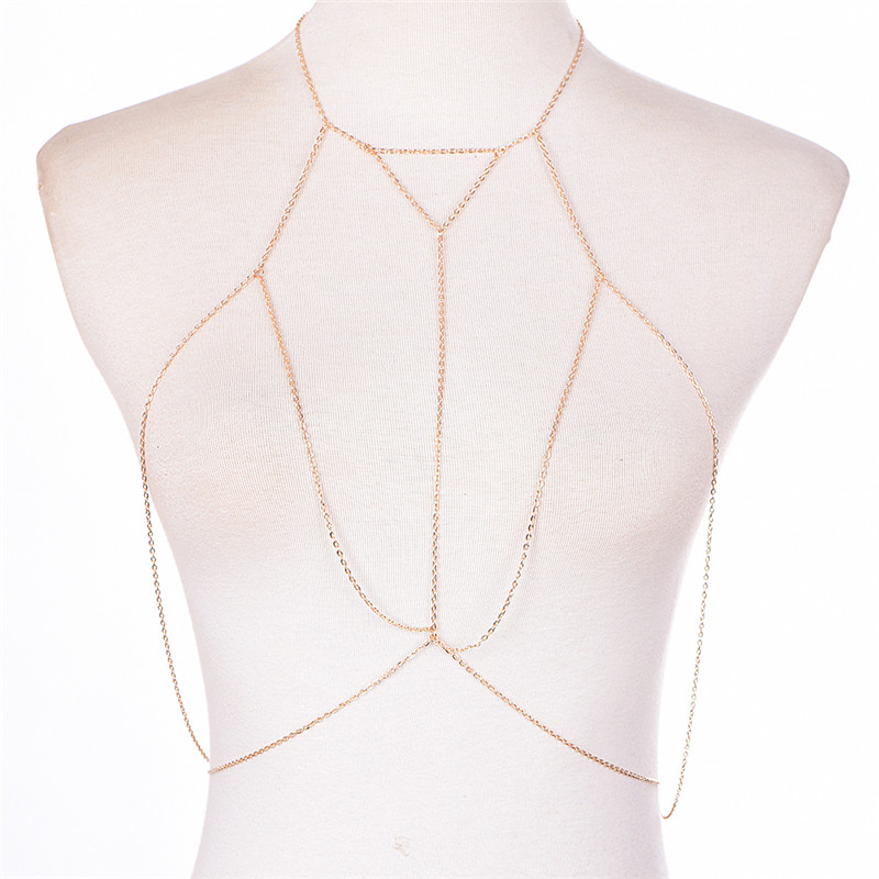 Gold Silver Fashion Link Chain - Body Jewelry Necklace recension och pris
