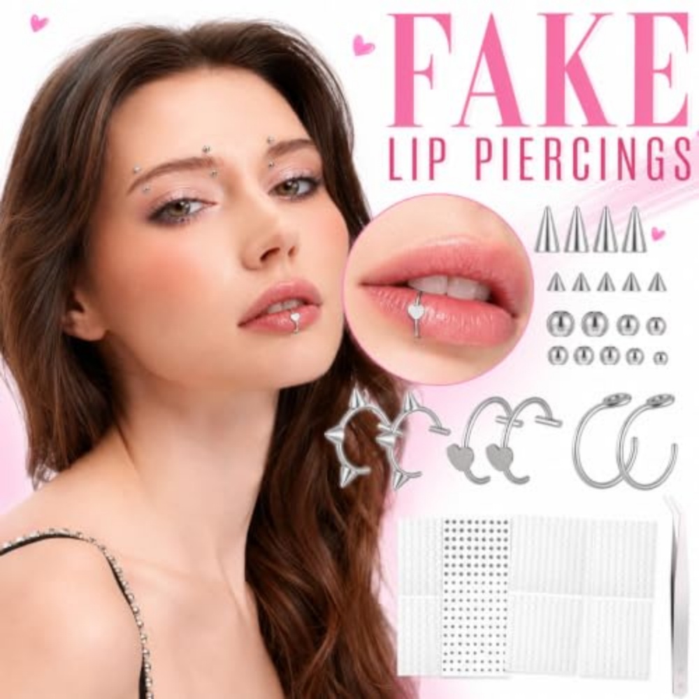 Fake Piercing Set Non‑Pierced  - Body Jewelry Replacement Ball recension och pris