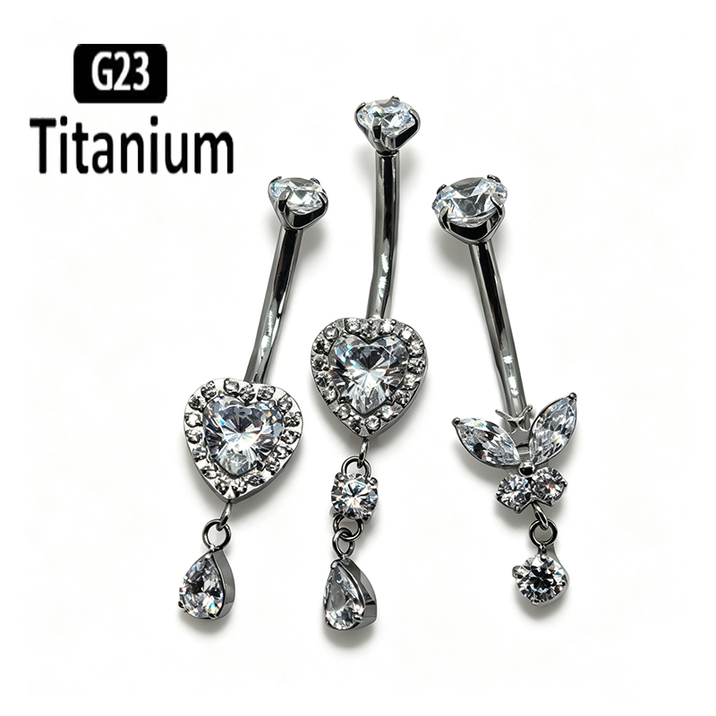 ASTM F136 Titanium Crystal Sex - Body Jewelry For You recension och pris