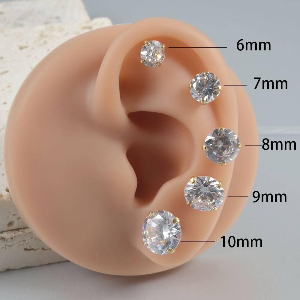 1Pair Surgical Steel Catch Rou - Body Jewelry Surgical Steel recension och pris