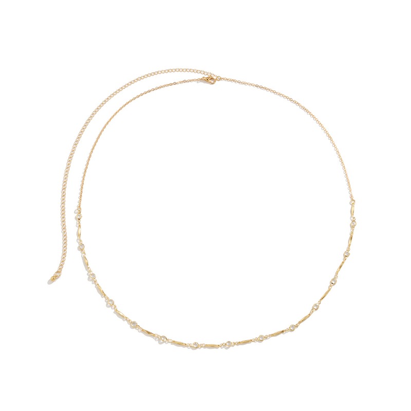 Women Dainty Layered Waist Cha - Body Jewelry For You recension och pris