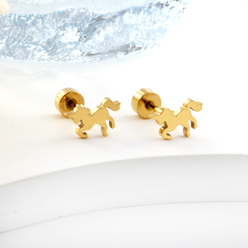 LUXUKISSKIDS 1pairs Small Ear  - Body Jewelry Surgical Steel recension och pris